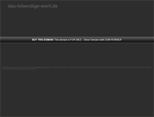 Tablet Screenshot of das-lebendige-wort.de
