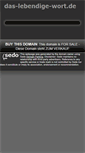 Mobile Screenshot of dudde.das-lebendige-wort.de